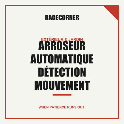 Arroseur Automatique Détection Mouvement